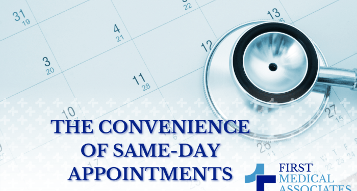 Same Day appointments